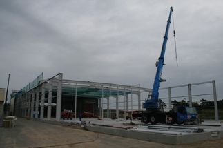 Neubau Lagerhalle für deutsche Ölwerke